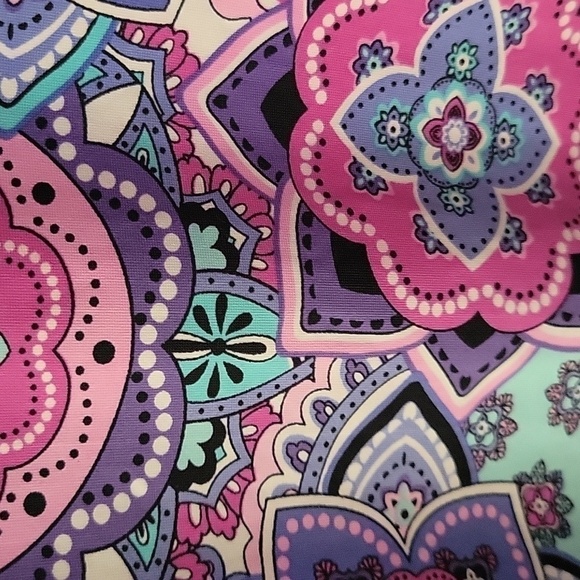 Spanx ASSETS by Sara Blakely Power Suit Slimming Tummy Control Floral Swimsuit - Picture 14 of 16